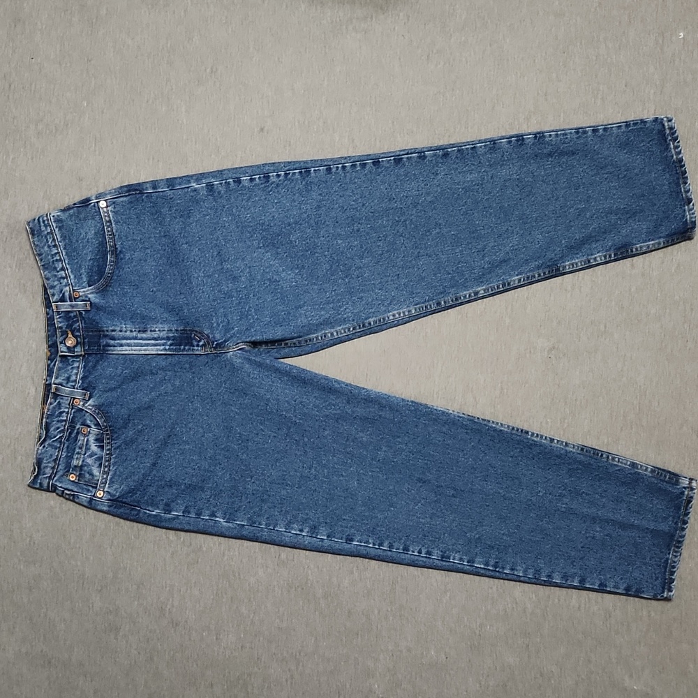 Vintage LEVI'S 555 Relaxed Fit Straight Leg Baggy Oversized Denim Blue Dad Jeans
